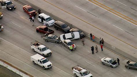 Two people were on board. . Accident on the 91 freeway today